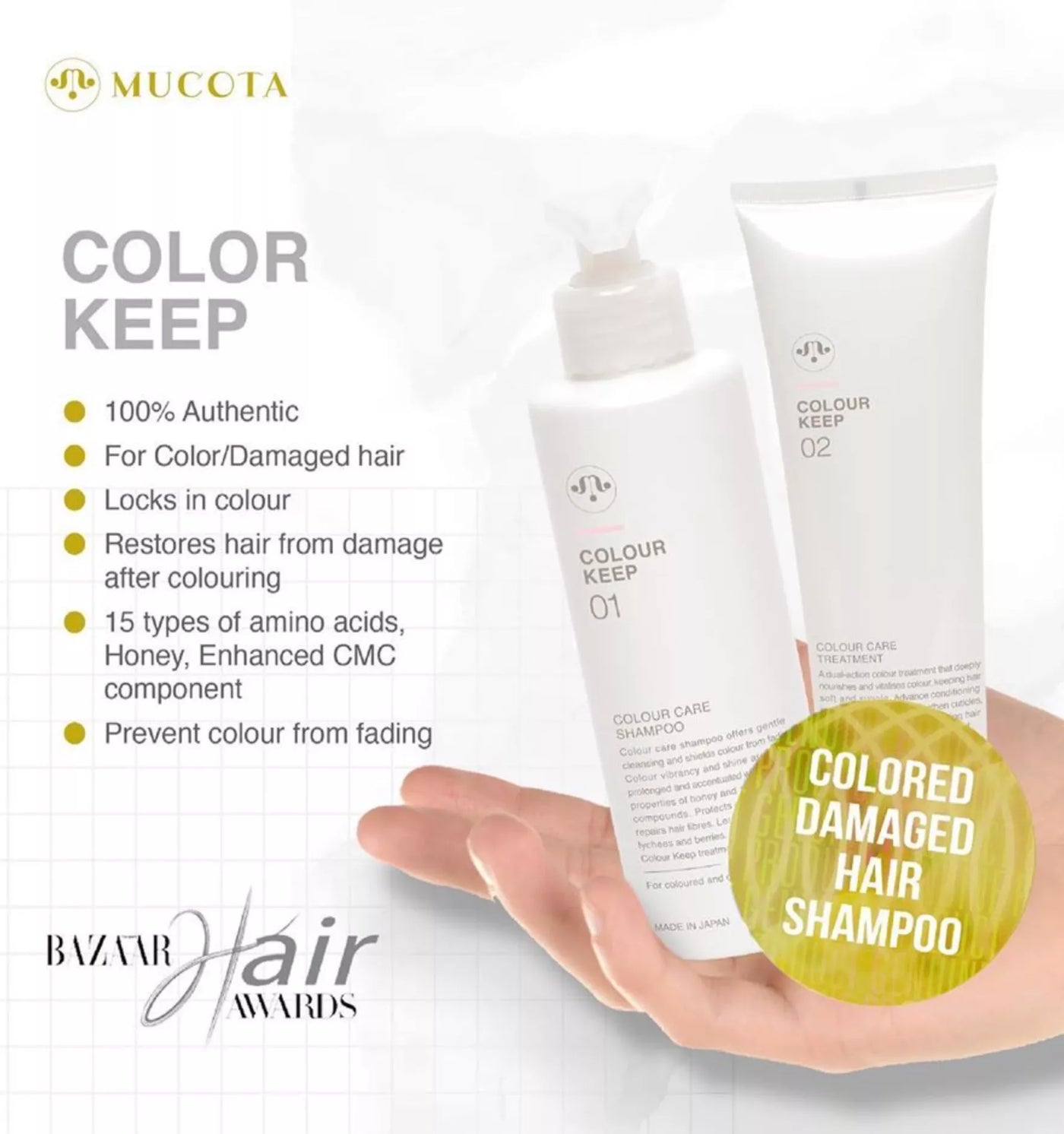 Mucota Colour Keep 01 Colour-Care Shampoo