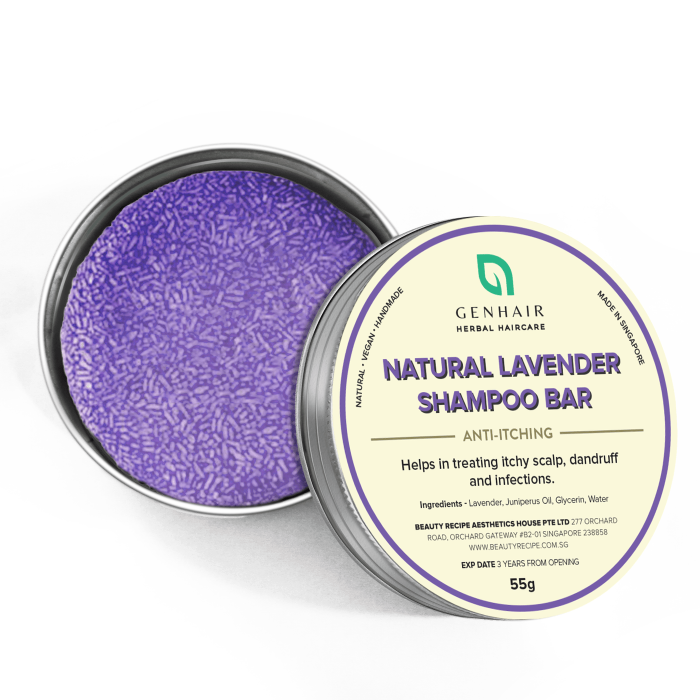 Natural Lavender Shampoo Bar - Anti Itch