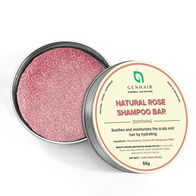 Natural Rose Shampoo Bar - Soothing