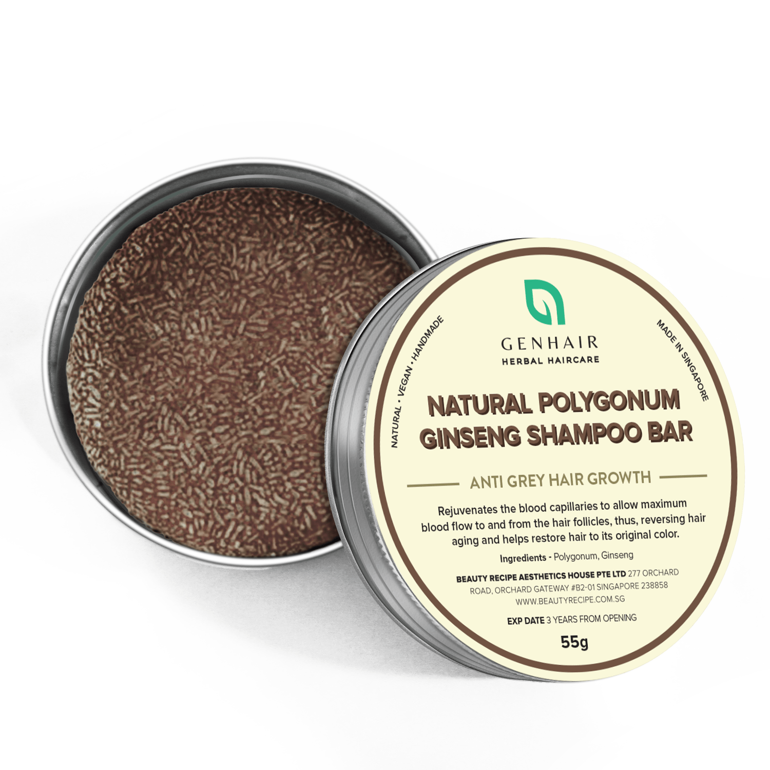 Natural Polygonum Shampoo Bar Anti Grey Hair Guzel Salon